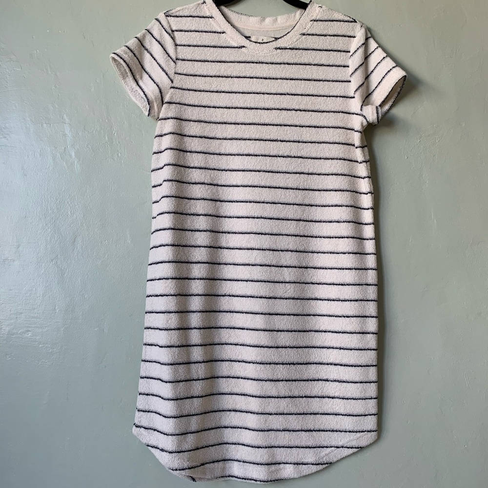 Thread & Supply Terry Cloth Striped Dress